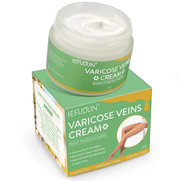 Vein Cream Red Blood Streaks Repair Earthworm Leg Bruises Bulge Relief Pain Safflower Skin care lotion Varicose Cream null