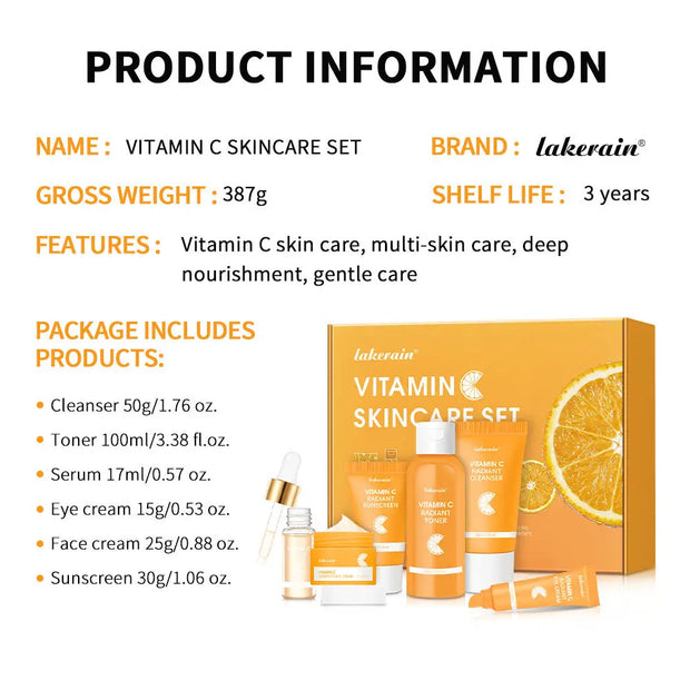 Vitamin C Skin Care Set Facial Care null