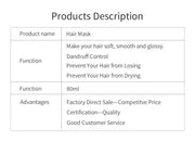 Deep Moisturizing Hair Mask Soft Hair Conditioner Hair Care - Glow Nest