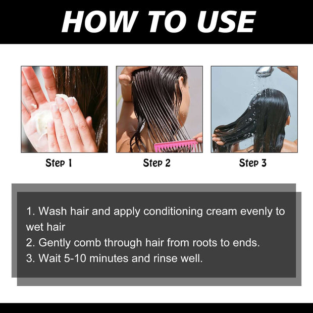 Hair Care Cream that softens, smooths, and reduces frizz