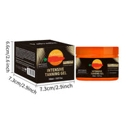 Velvetix Natural Tanning Gel -150ml Outdoor Tan Accelerator With Coconut & Sunflower Oils - Fast-Absorbing, Water-Resistant Glow For Women & Men null