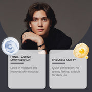 Mens Beard Moisturizing Cream for long-lasting moisturizing and formula safety to improve skin elasticity.