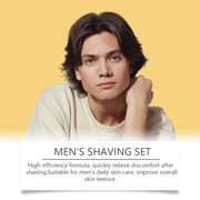 Men's Shaving Set for high-efficiency relief after shaving and improving men's daily skin care.
