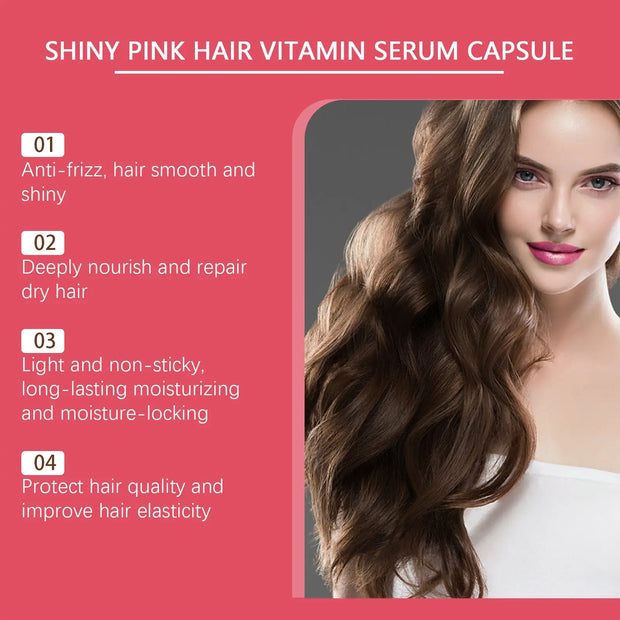EELHOE Hair Oil Care Capsules - Relieve Dry, Frizzy, Split Ends For Smooth Hair Care Hair Oil. null