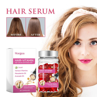 Hoegoa Hair Care Hair Care Hair Tail Hairy Dry Strong Hair Silk Glossy Smooth Hair Care null