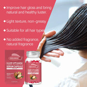 EELHOE Hair Oil Care Capsules - Relieve Dry, Frizzy, Split Ends For Smooth Hair Care Hair Oil. null